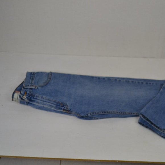 Levi's 505 high rise regular fit denim jeans pants 34x32 straight leg - Picture 3 of 7